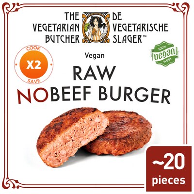 The Vegetarian Butcher Raw NoBeef Burger  2.26 kg - The Vegetarian Butcher Raw NoBeef Burger is de perfecte vleesvervanger voor een hamburger.